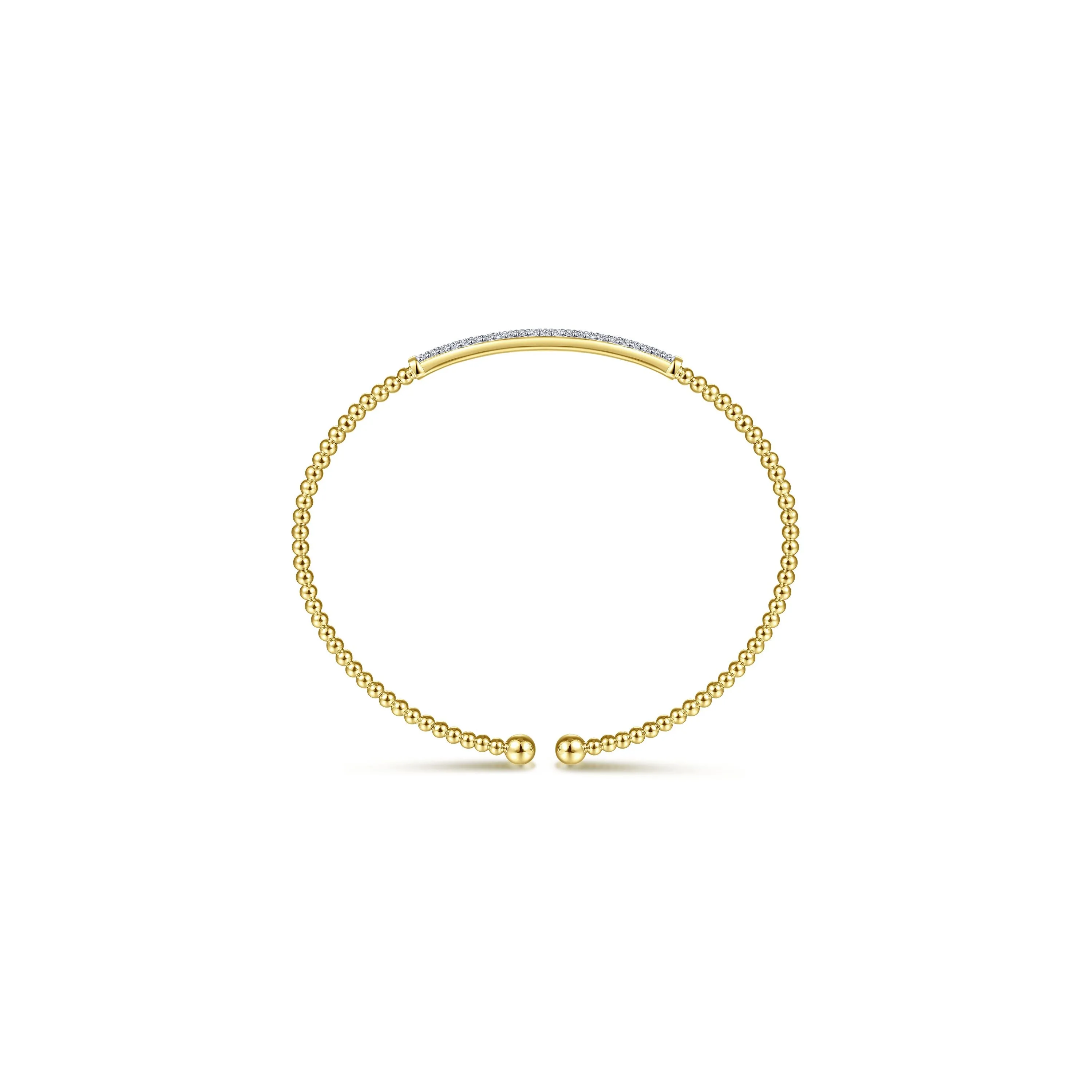 Gabriel & Co. 'Bujukan' Diamond Bar Bangle Cuff Bracelet