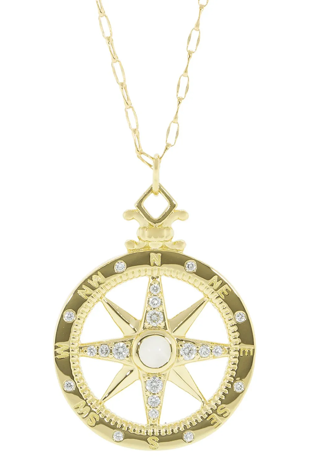 Global Compass Global Pendant Necklace
