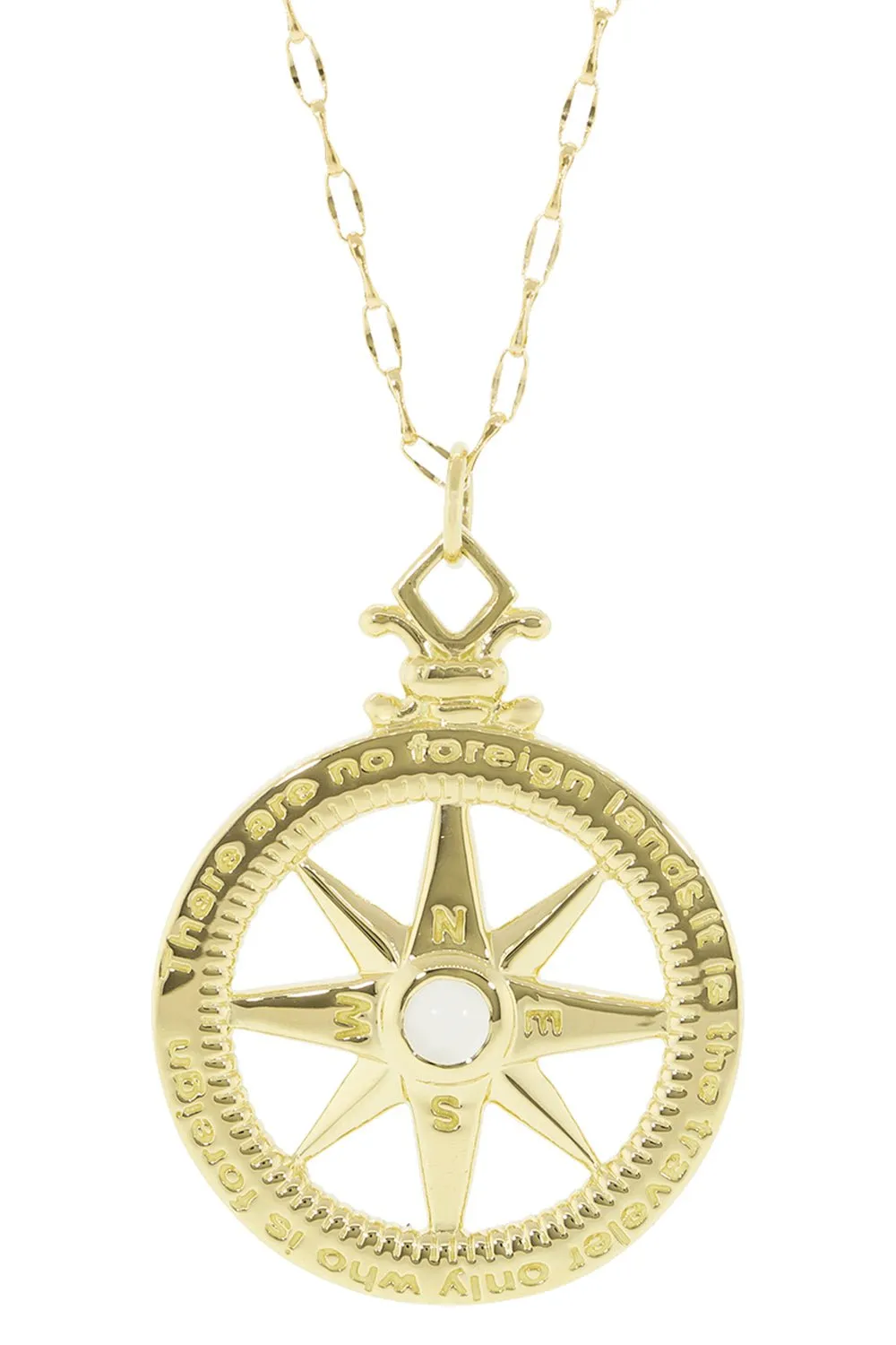 Global Compass Global Pendant Necklace
