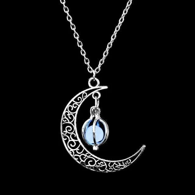 Glowing Moon Goddess Necklace - BF