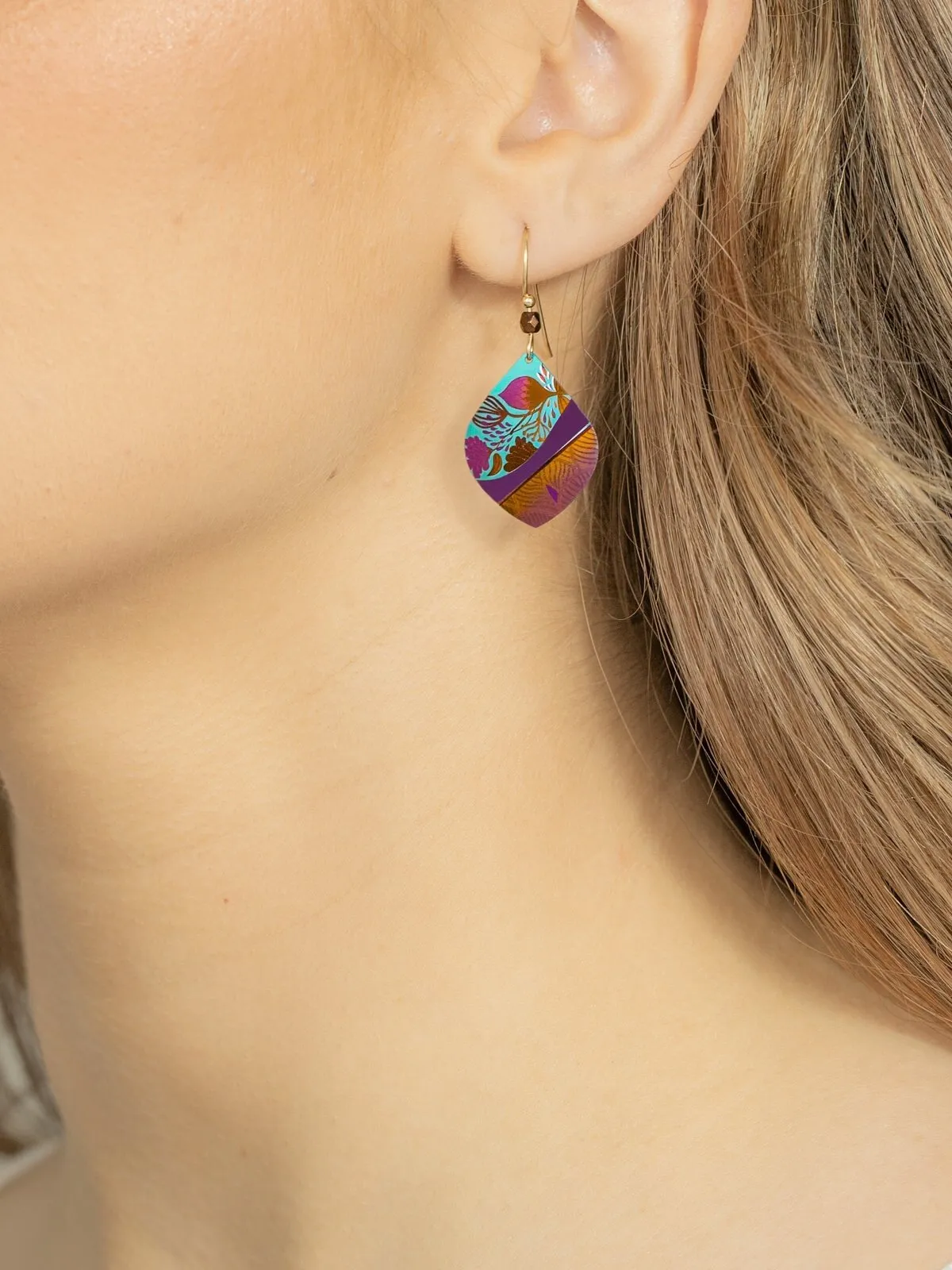 Holly Yashi Lani Earrings - Amber Wave