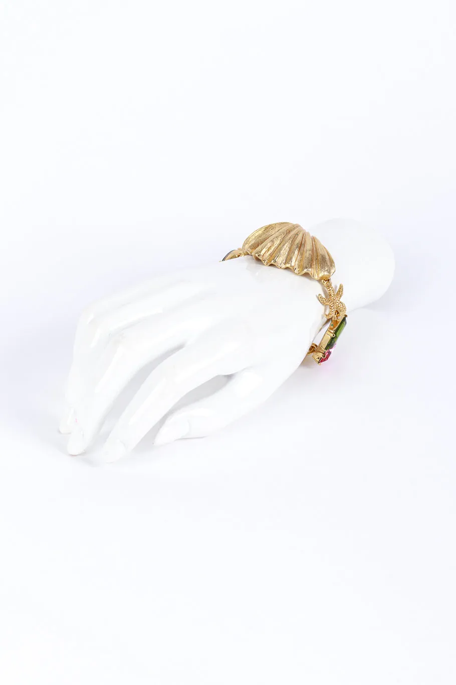 Jeweled Seashell Bracelet
