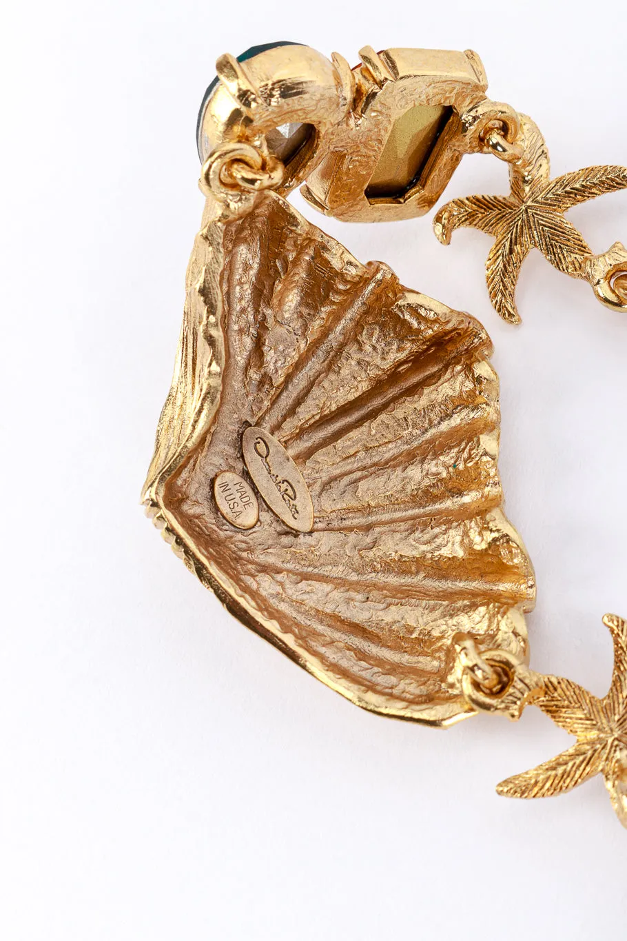 Jeweled Seashell Bracelet