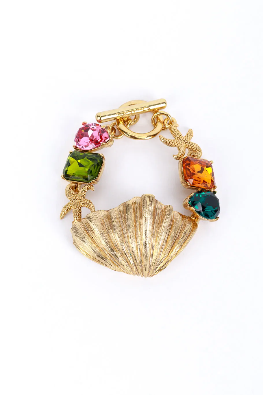 Jeweled Seashell Bracelet