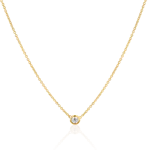 Kids Solitaire Diamond Necklace