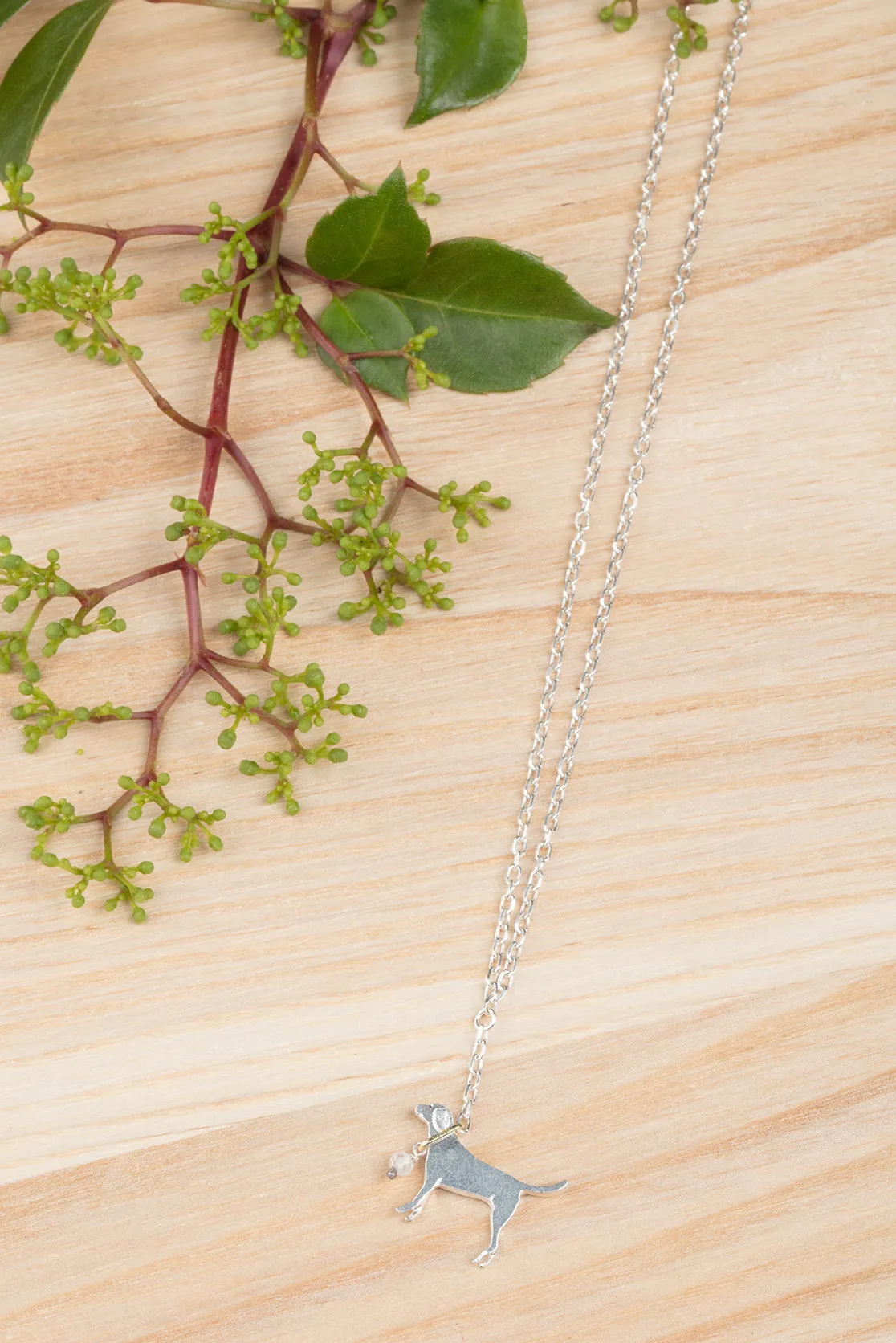 Labrador On a Lead Necklace