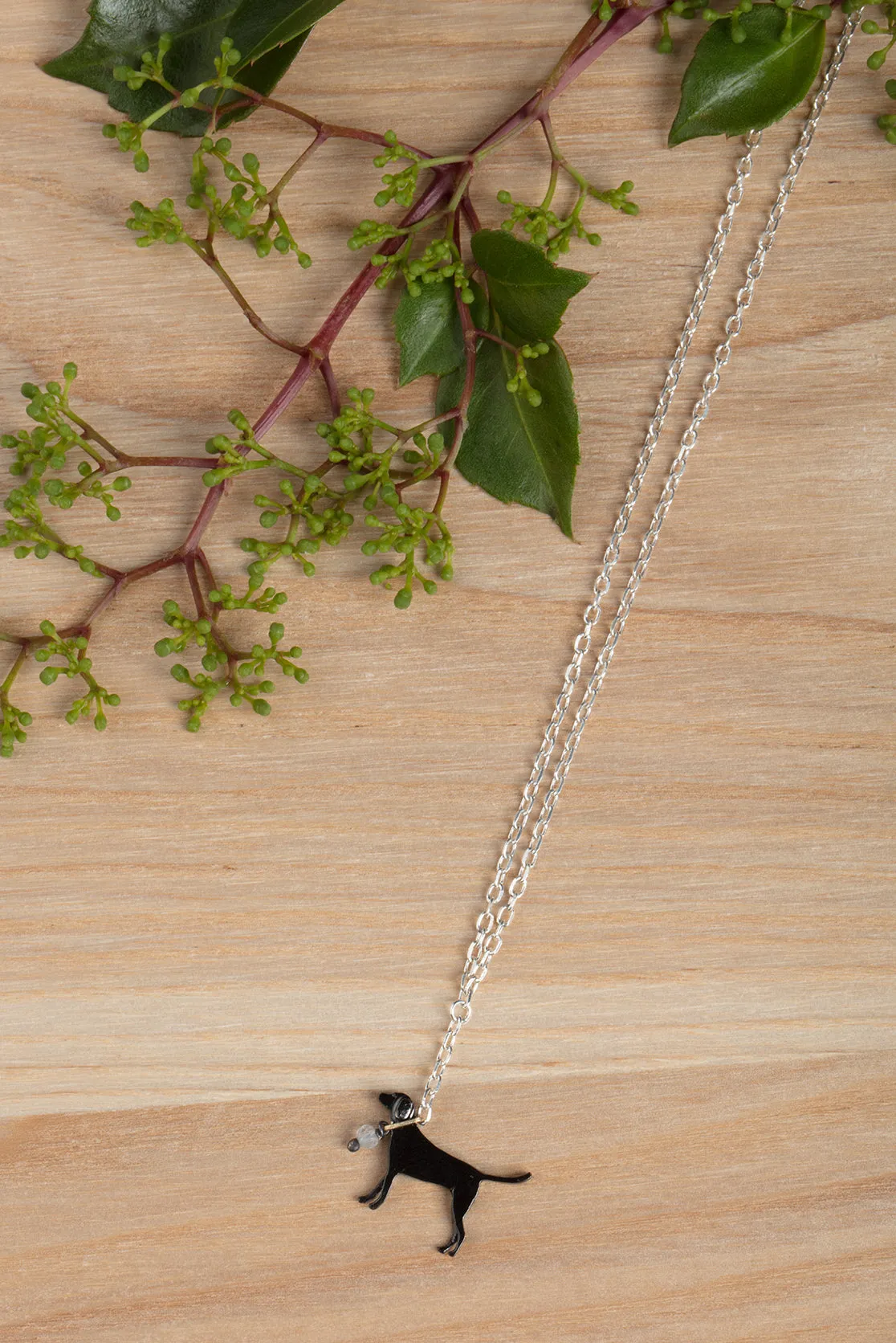 Labrador On a Lead Necklace