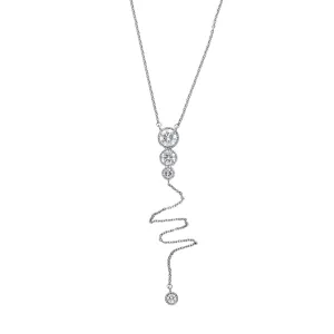 Lariat Necklace 1.0Ctw