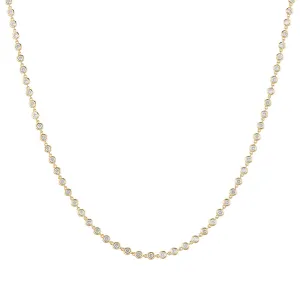 Long CZ Set Necklace