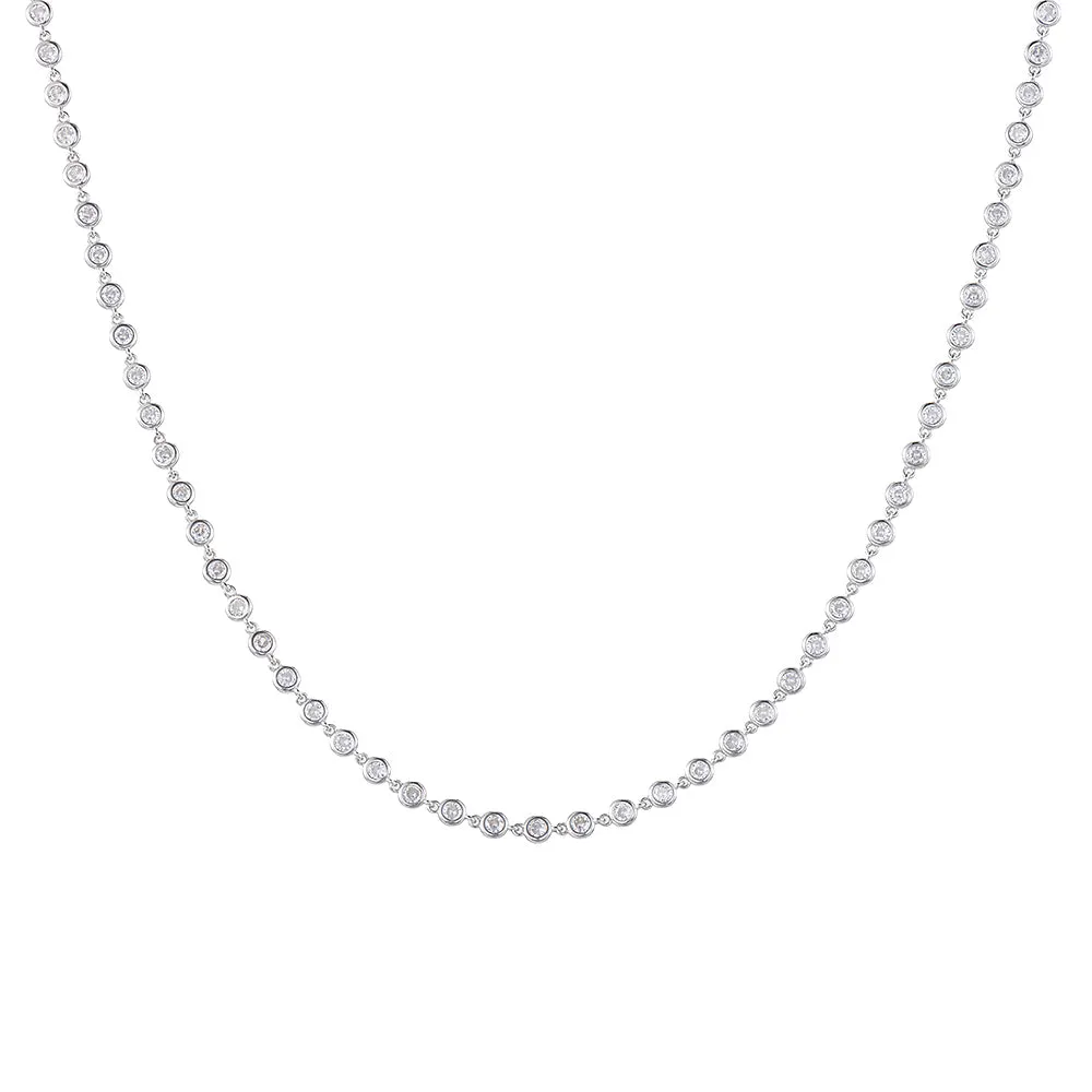 Long CZ Set Necklace