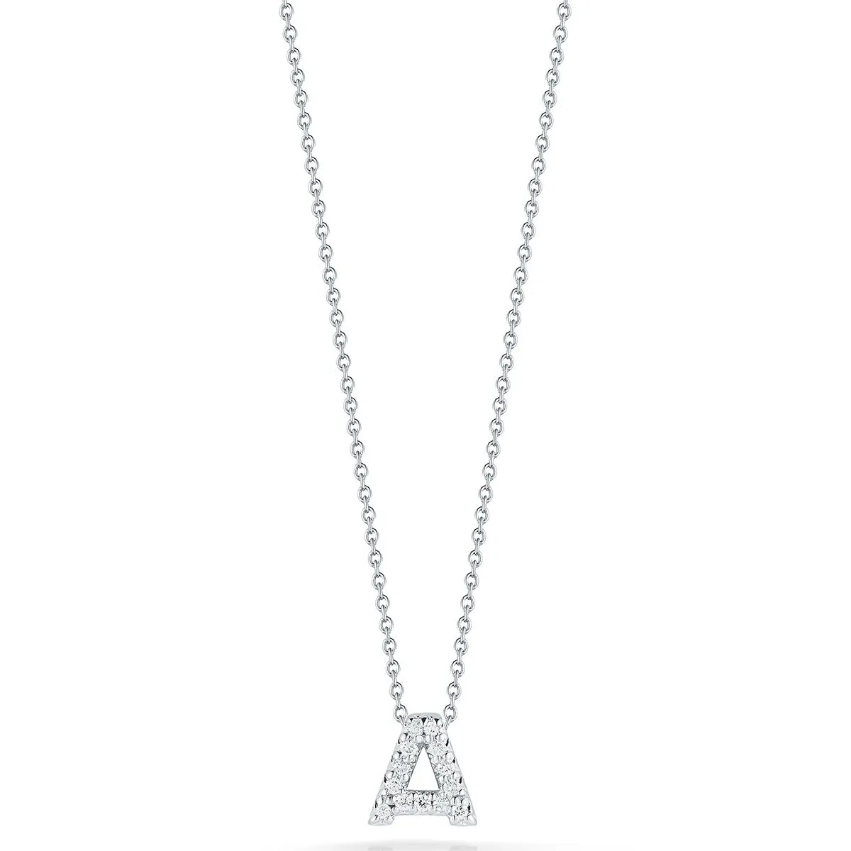 Love Letter A Pendant with Diamonds