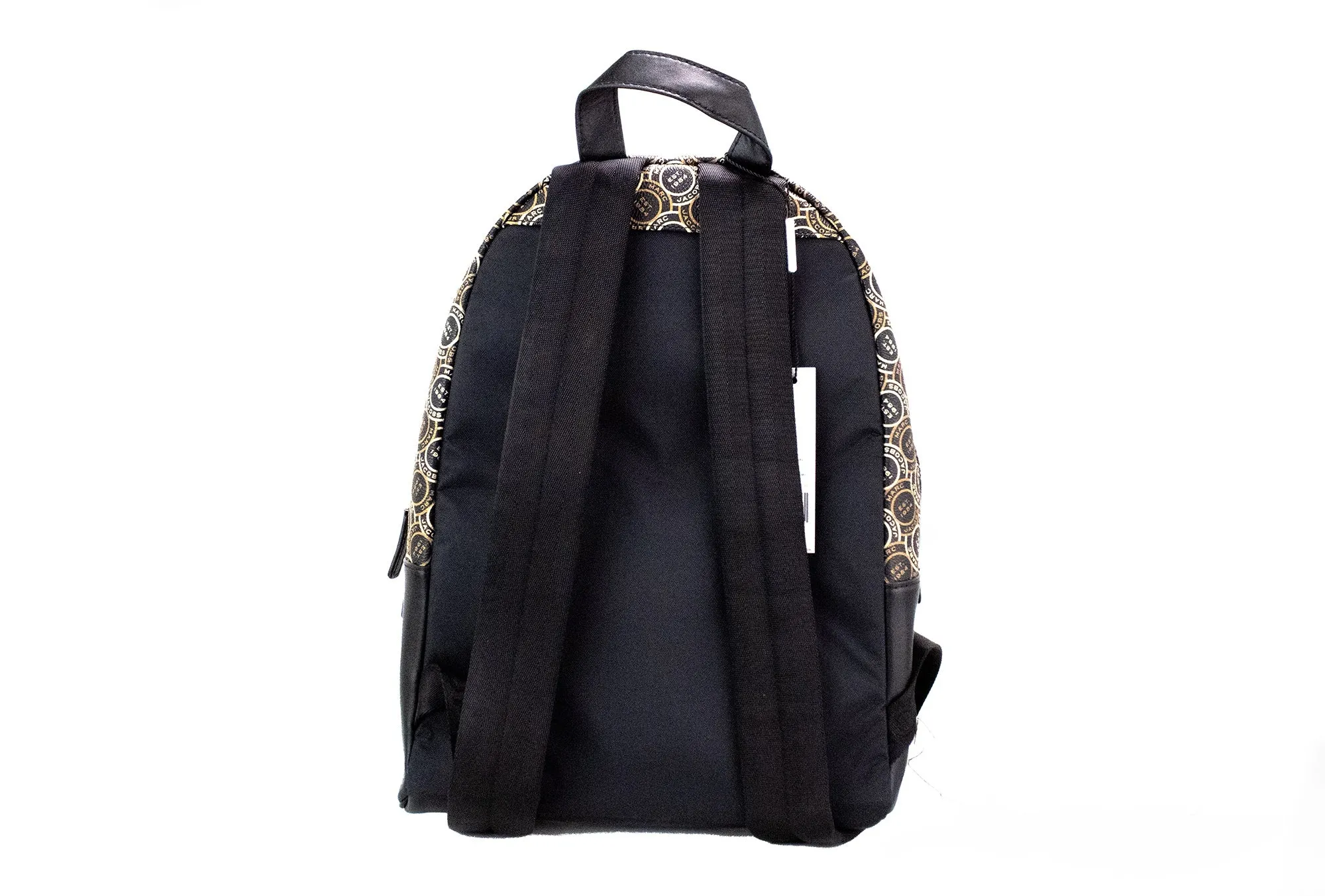 Marc Jacobs Signet Medium Backpack Bag (Black Multi)