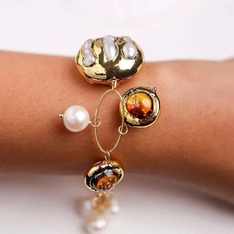 Natural Fresh Water Handmade Pearl Bracelet
