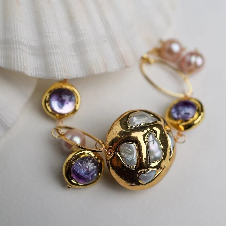Natural Fresh Water Handmade Pearl Bracelet