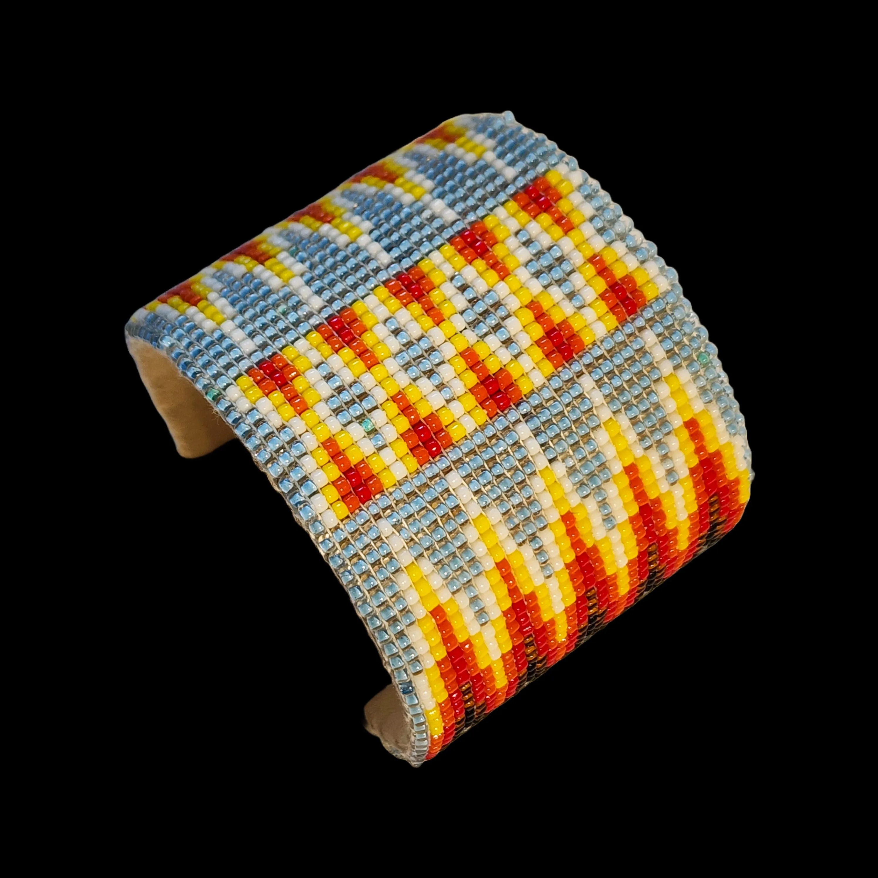 Navajo Beaded Fire Bracelet