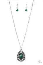 Necklace Modern Majesty - Green N2028