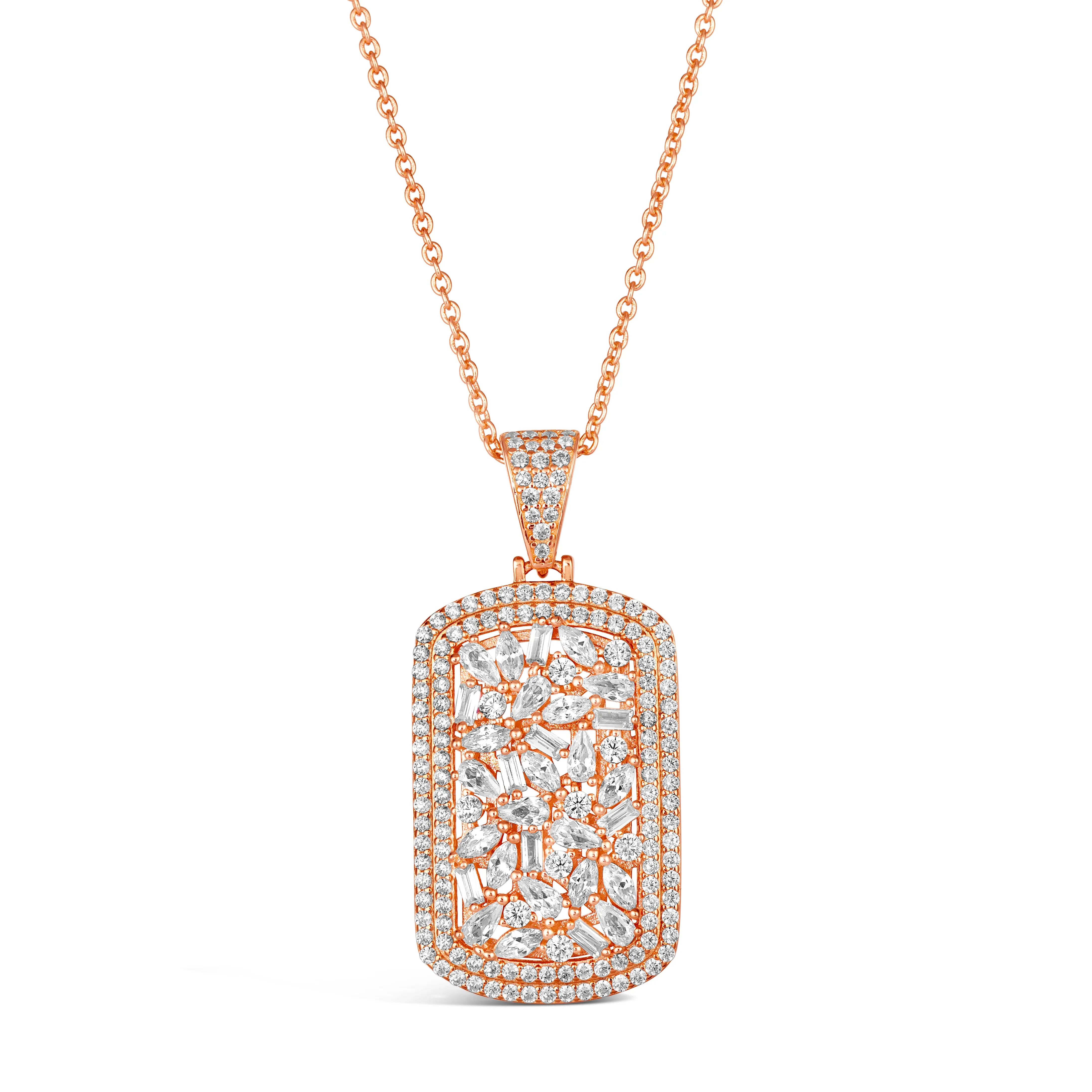 Olivia 48 Diamond Dog Tag