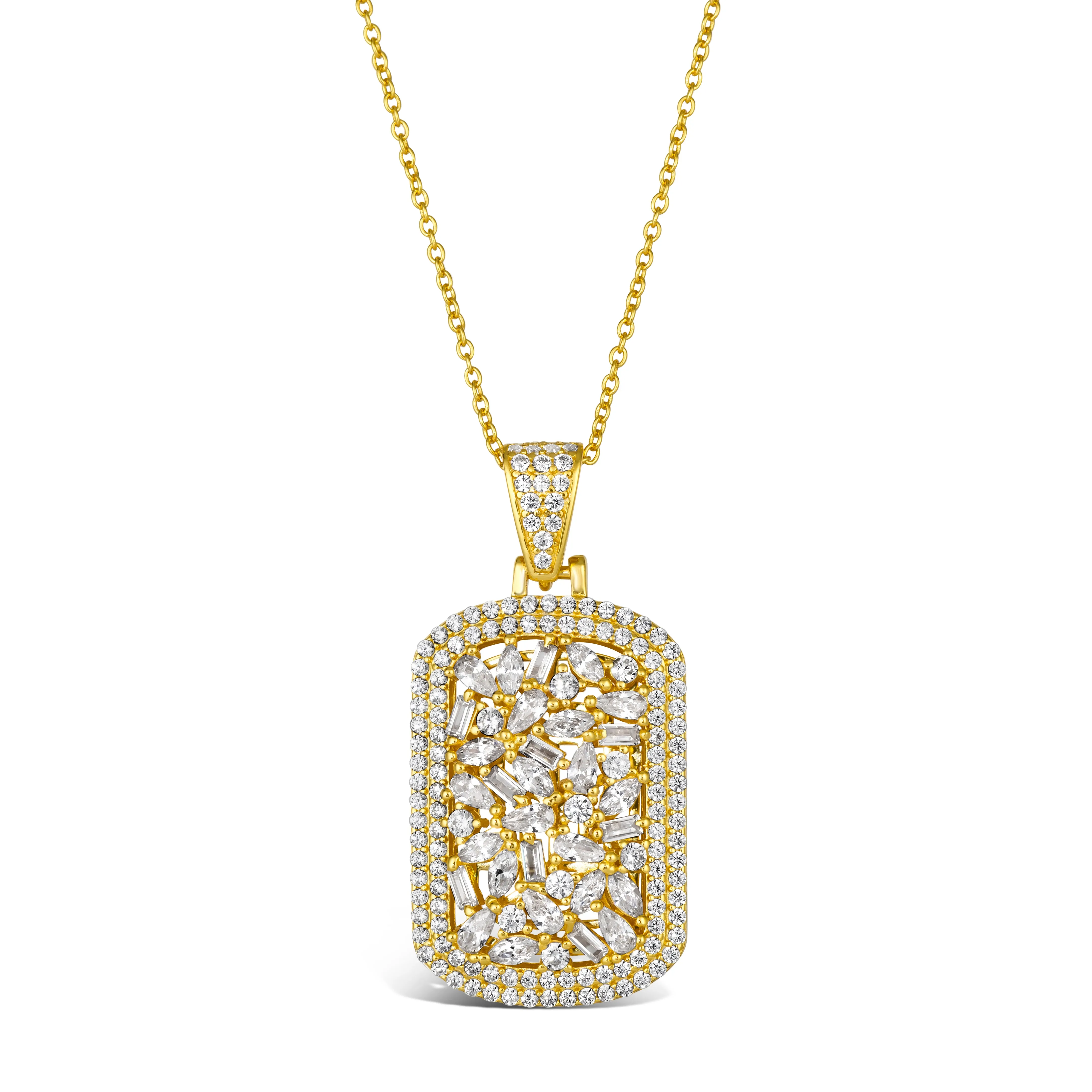 Olivia 48 Diamond Dog Tag