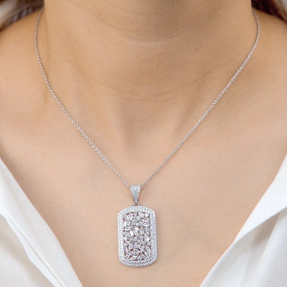 Olivia 48 Diamond Dog Tag