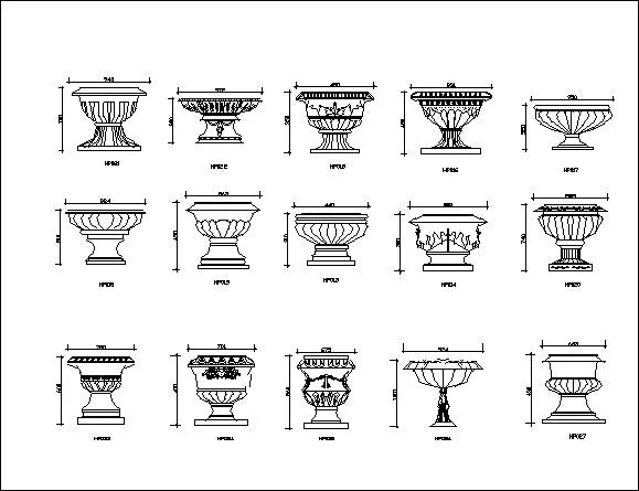 Ornamental Parts of Architecture -☆Architectural Decorative CAD Blocks☆ V.26