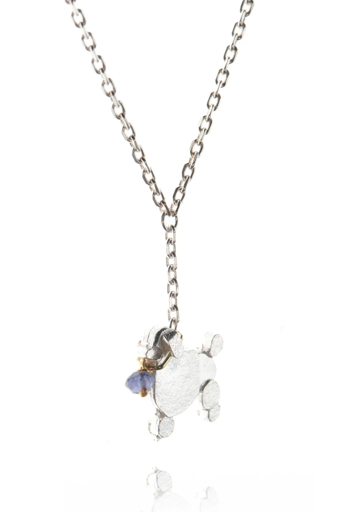 Poodle On A Lead Necklace