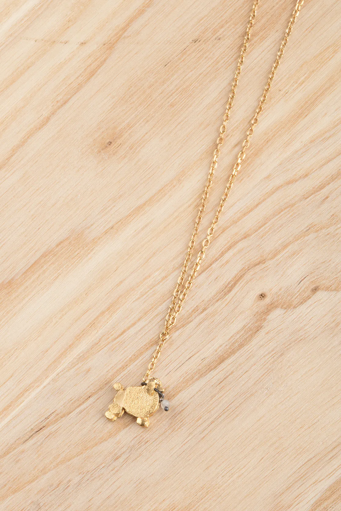 Poodle On A Lead Necklace