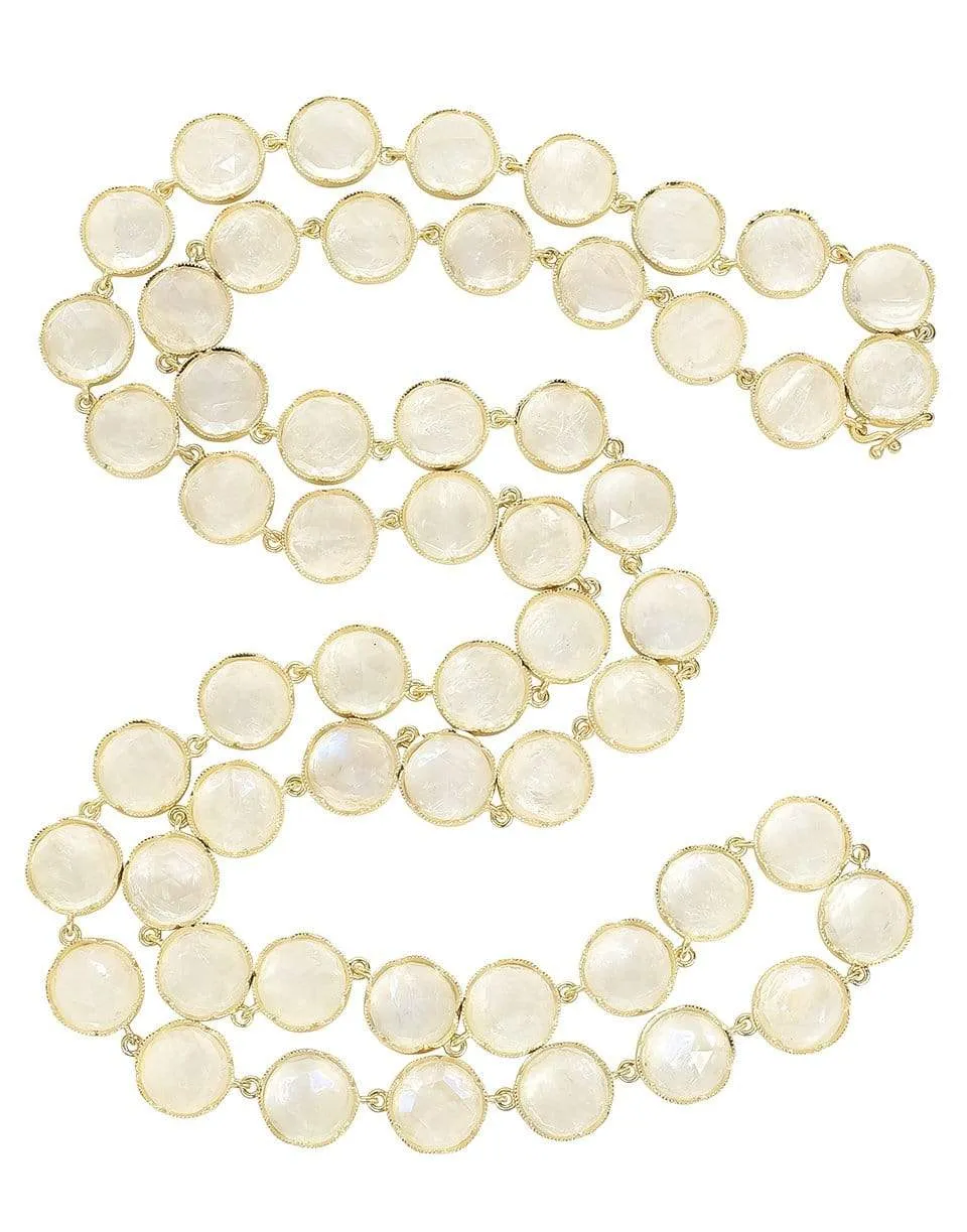 Rainbow Moonstone Necklace
