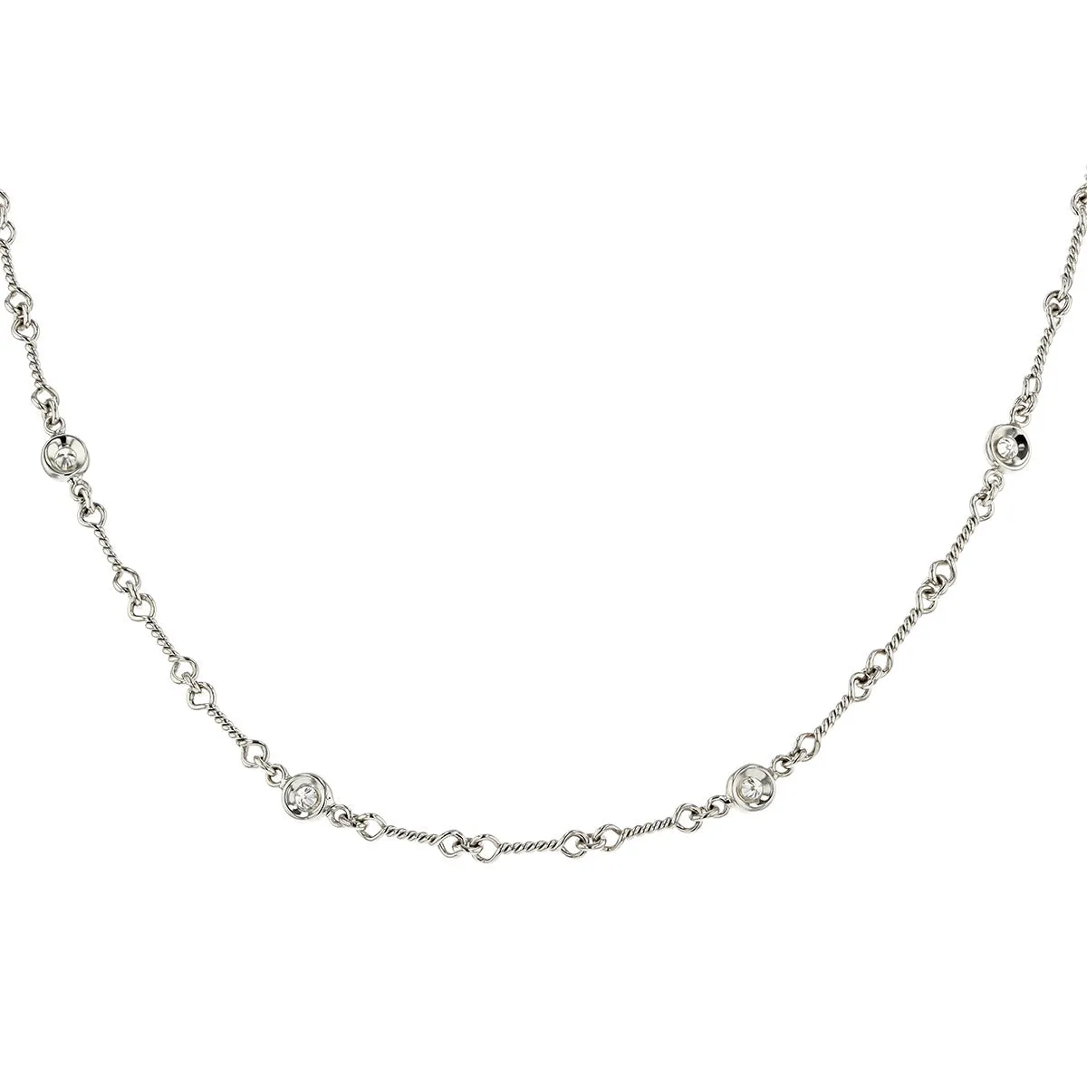 Roberto Coin 18K Diamonds by the Yard Necklace