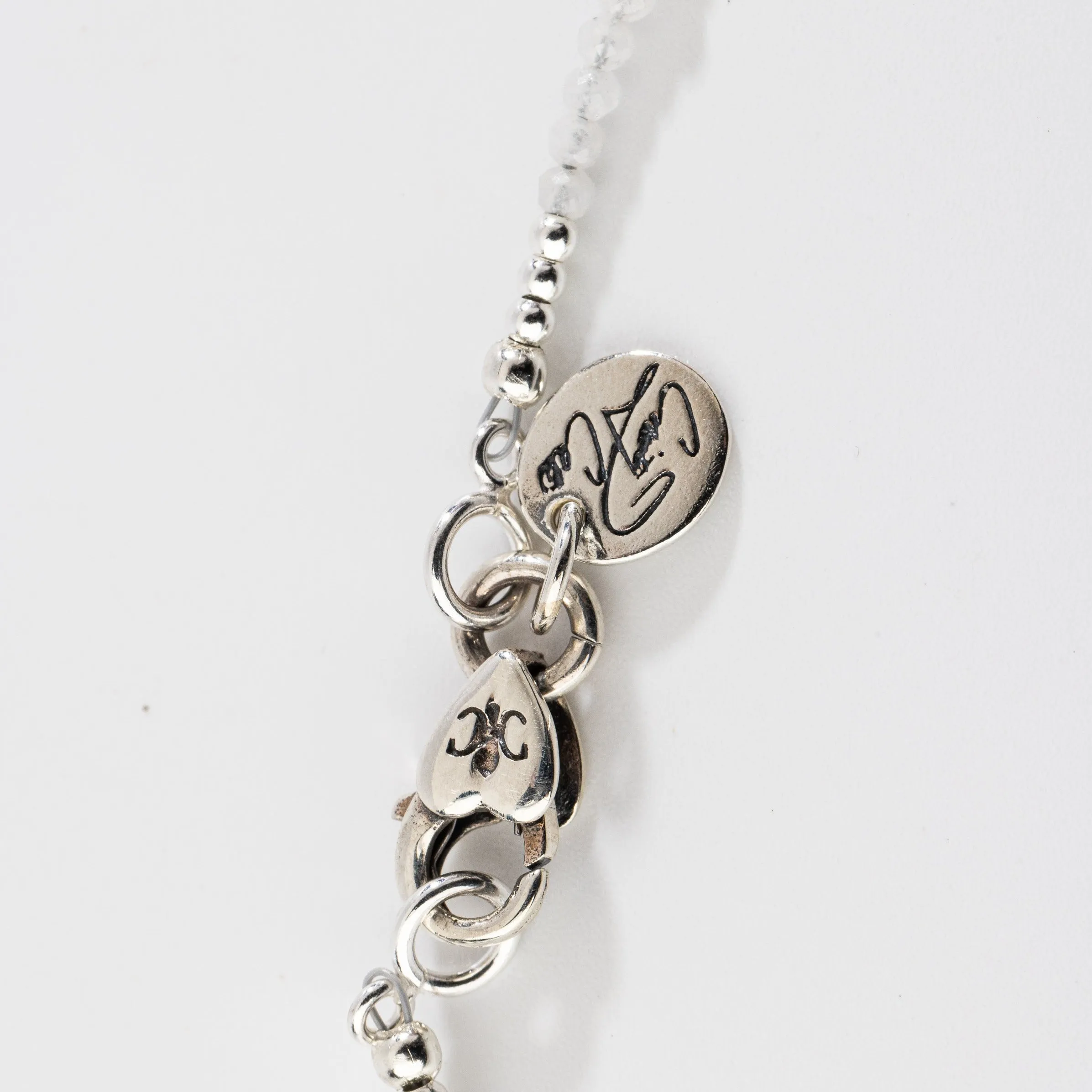 Sapphire Tear of Wisdom with Magical Moonstone Signature Necklace