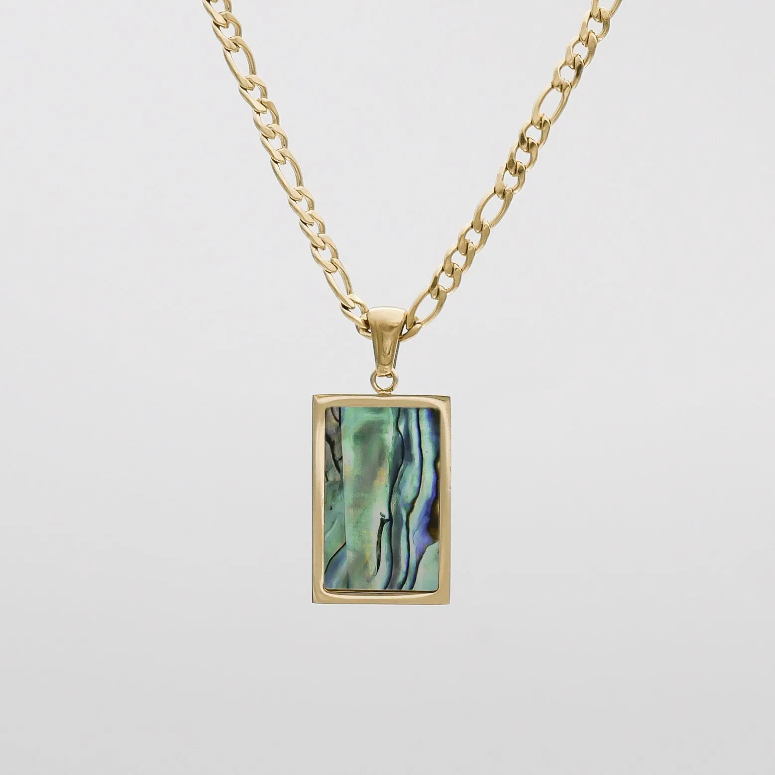 Saraya Abalone Tablet Necklace
