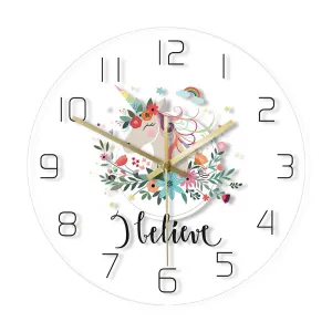 Silent Unicorn Clock