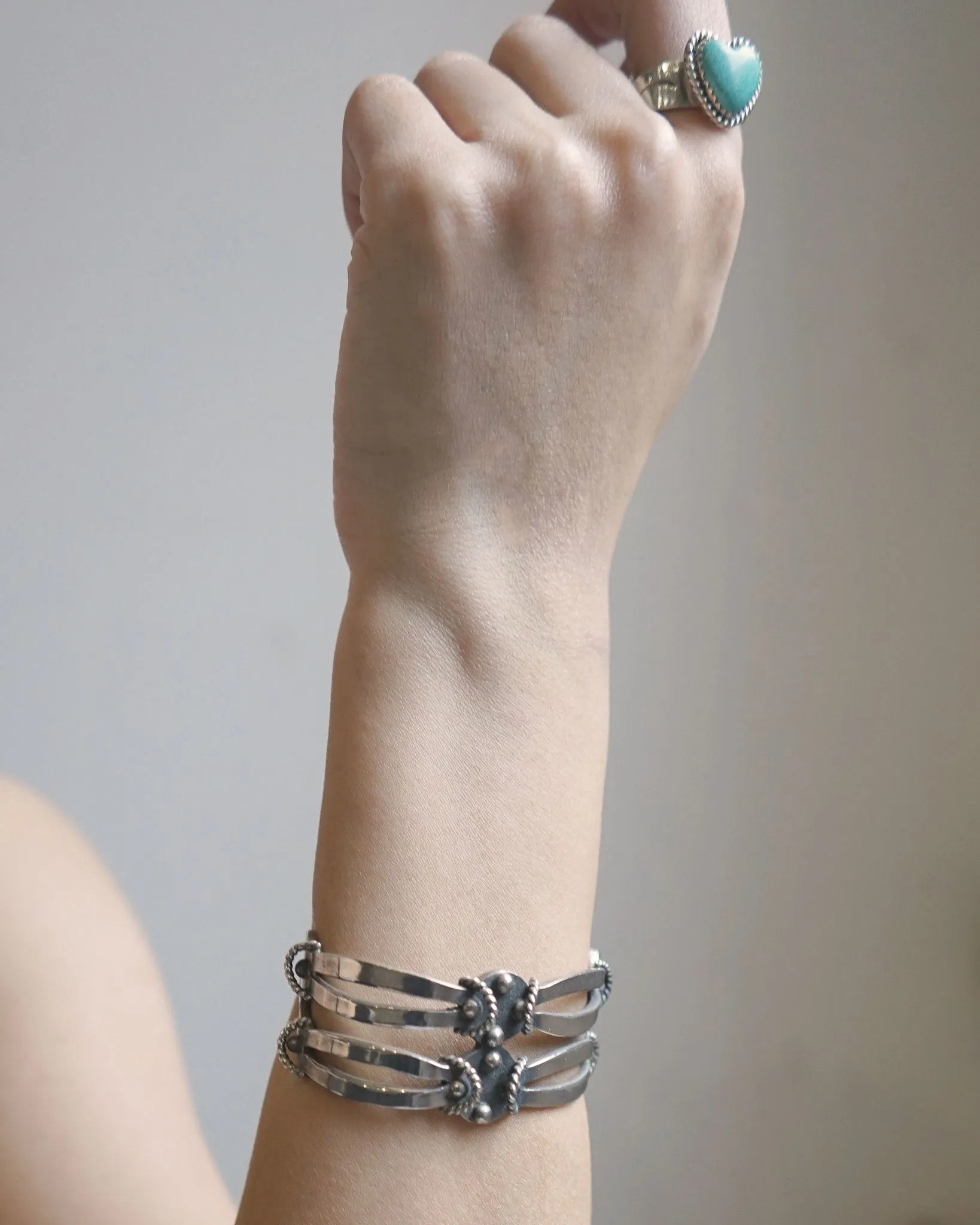 Silver Cuff Belt Bracelet