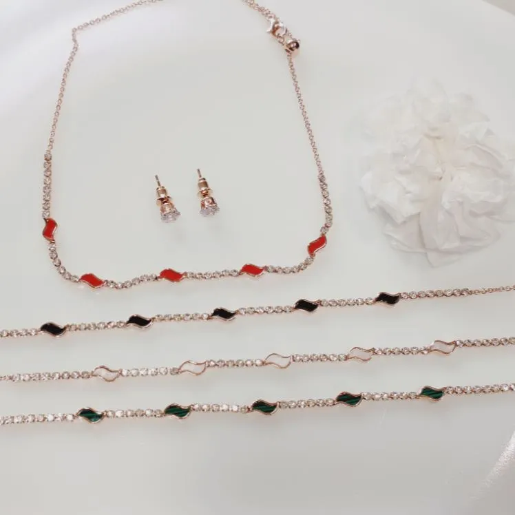 Silver/Gold/Rose Gold Plated Choker Necklace