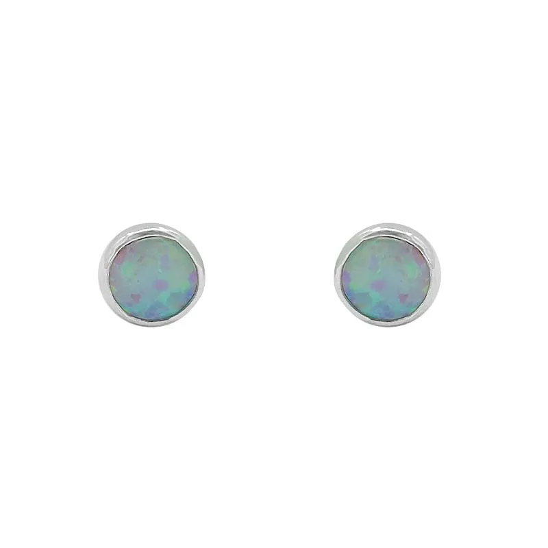 Simple Opal Stud