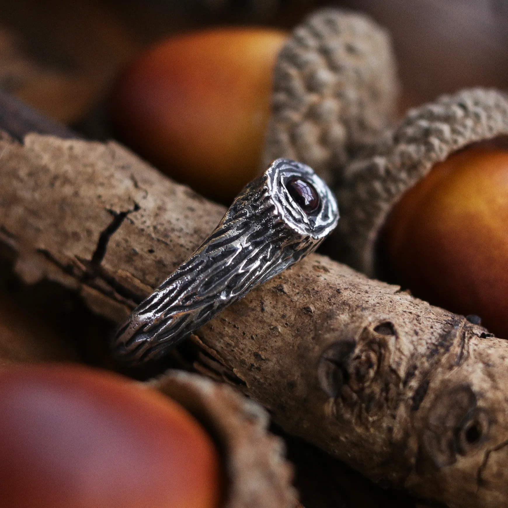 Sisu Tree Garnet Boho Ring | Talent Scout Winner