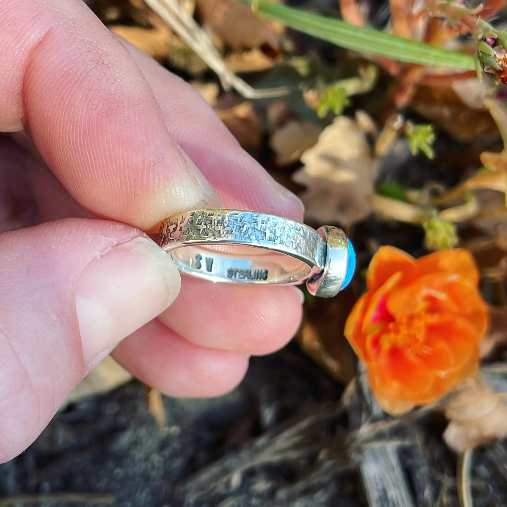 Swiss Blue Topaz and Sterling Silver Ring