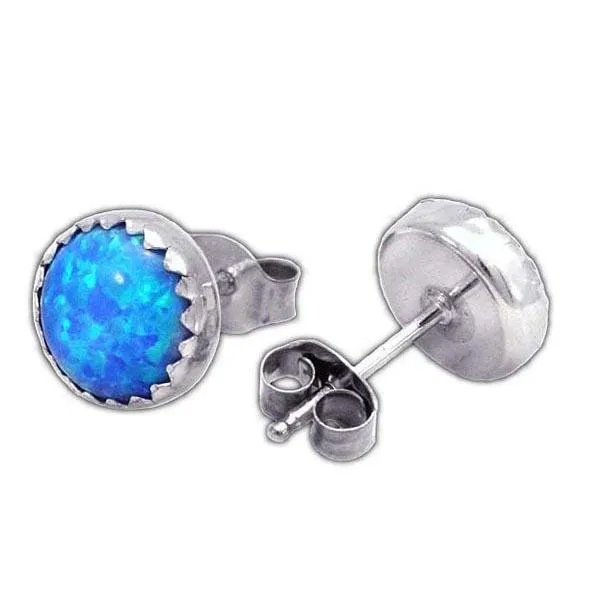The Winter Knight's Ice Opal Earring