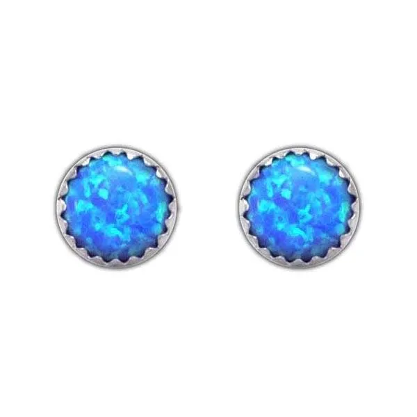 The Winter Knight's Ice Opal Earring