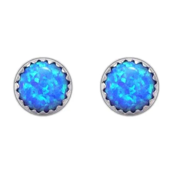 The Winter Knight's Ice Opal Earring