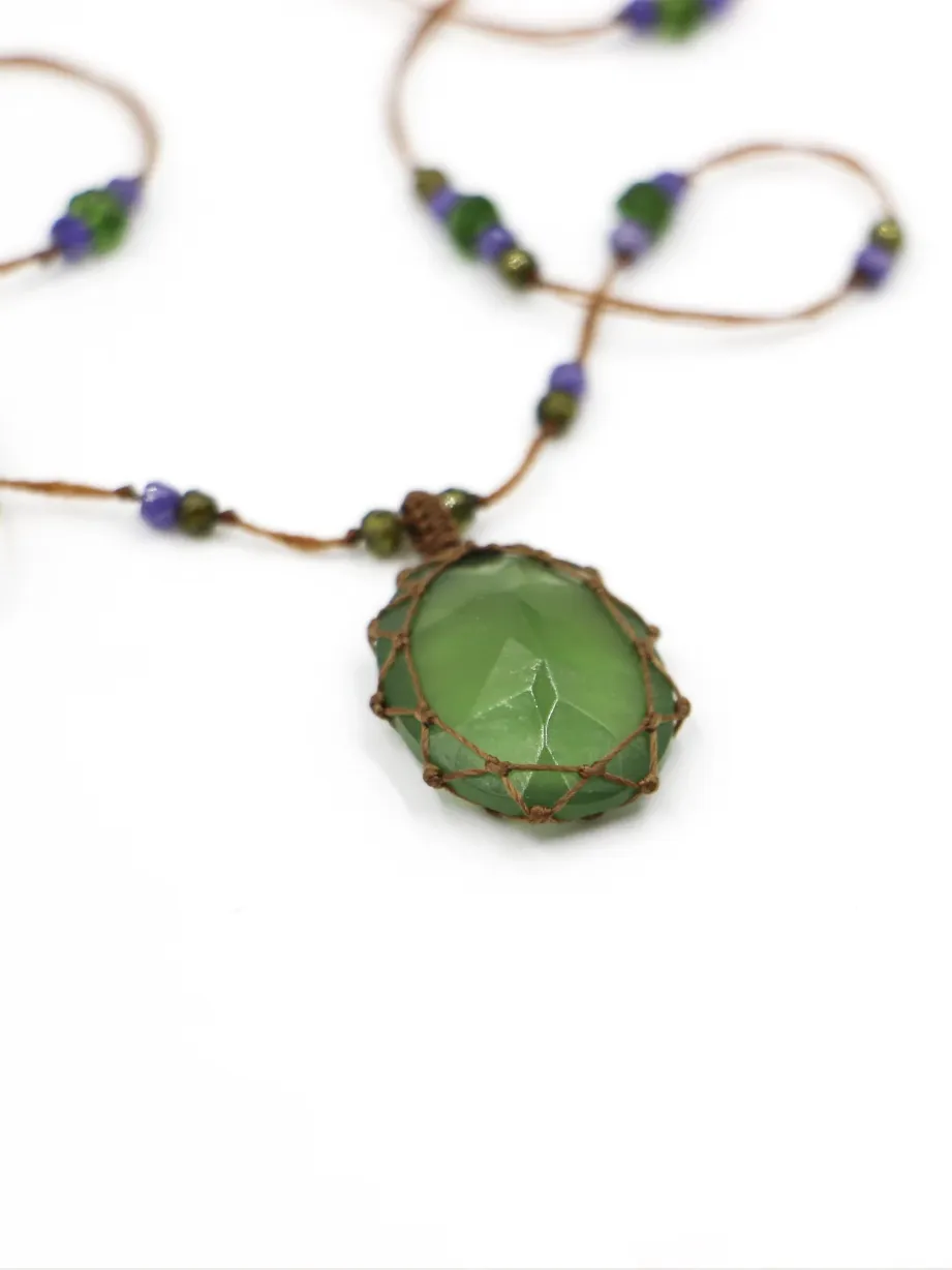 Tibetan Necklace - Serpentine