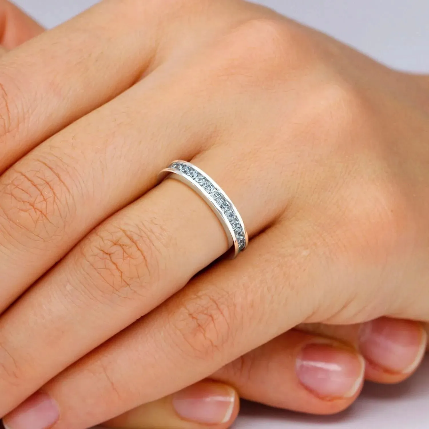 Topaz Channel Set Ring - Sterling Silver - Irosk Australia ®
