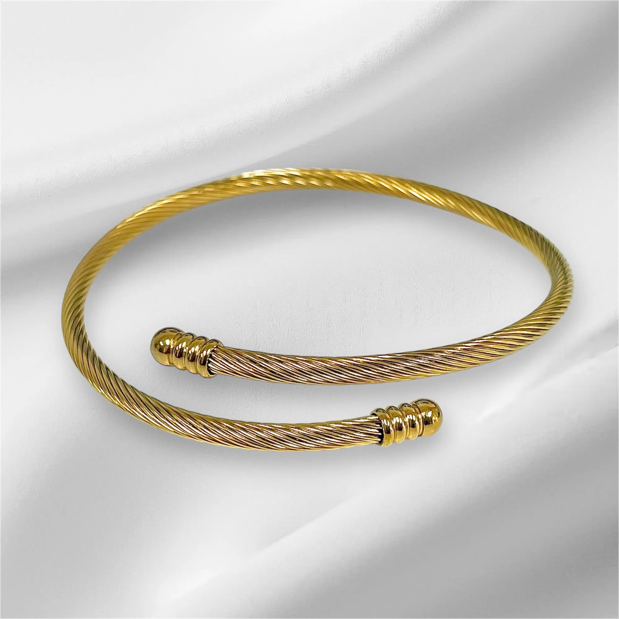 Twisted Wire Cuff Bracelet