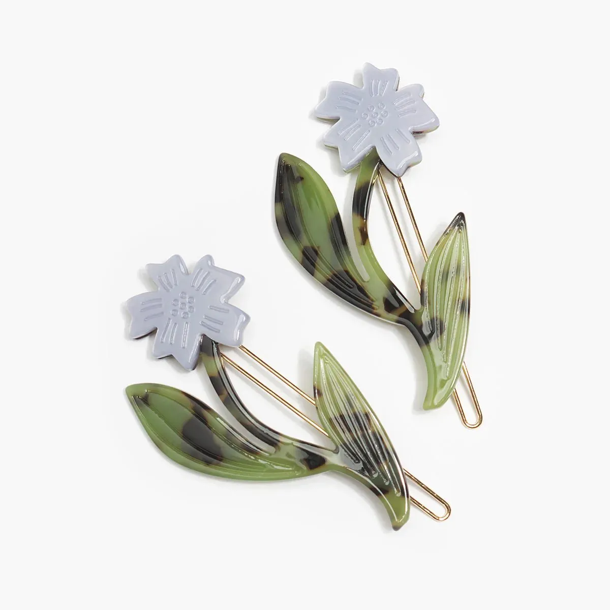 Winona Irene Chicory Barrette Set